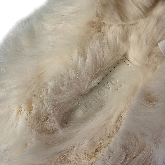 Anthropologie Maeve Womens Fluffy Hard Sole Slip On Slipper Shoes, Size L 10-11 - Picture 2 of 7